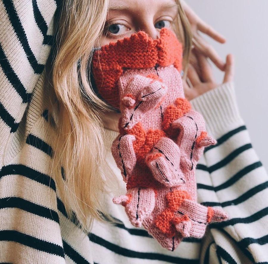 #8 | Unique Knitted Face Masks By An Artist From Iceland | Zestradar