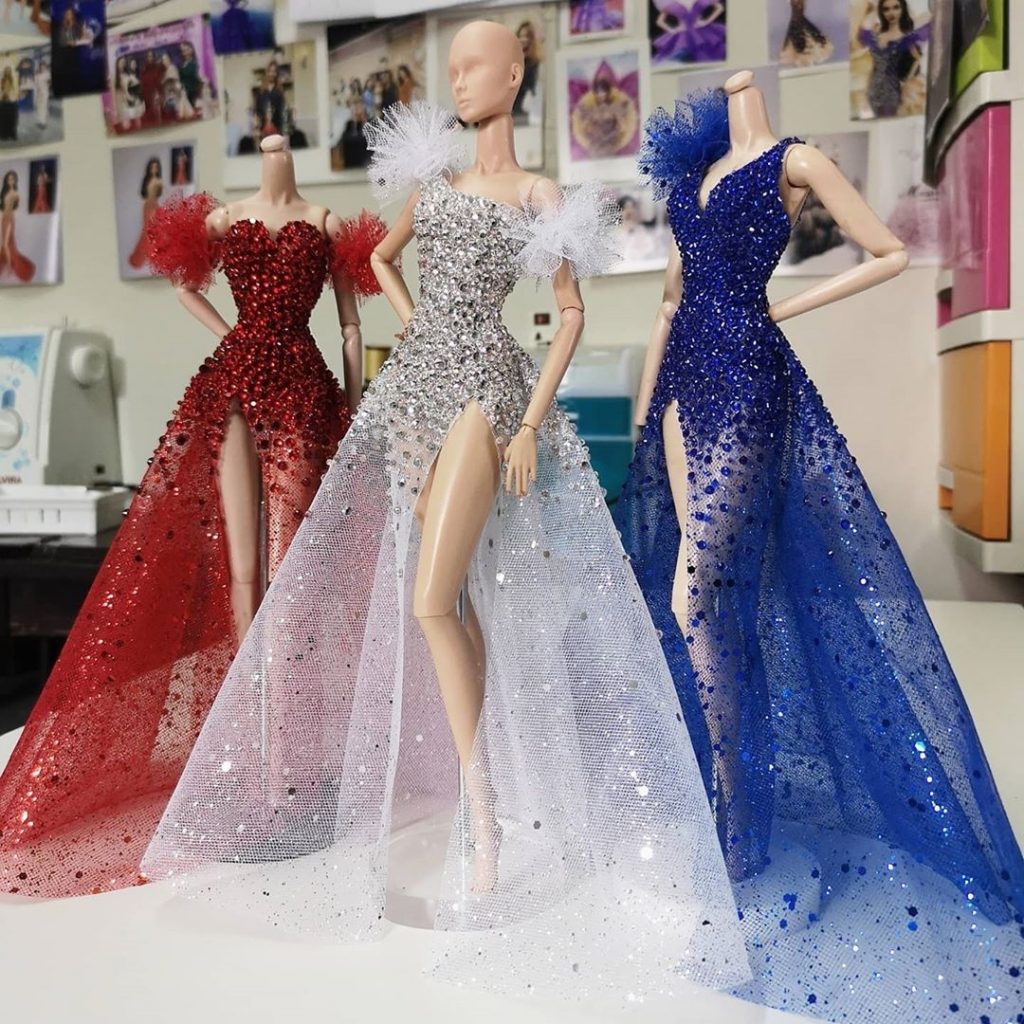 Stunning Dresses For Life-Like Dolls by Grace Panisara