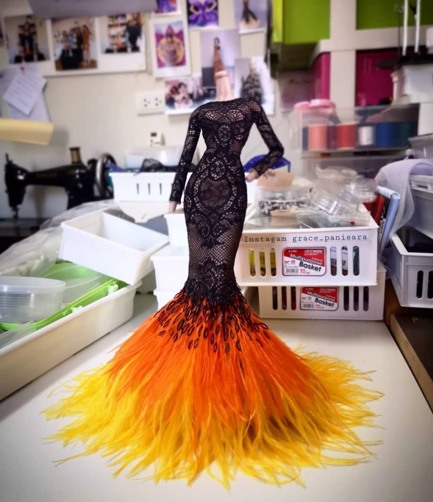 Stunning Dresses For Life-Like Dolls by Grace Panisara