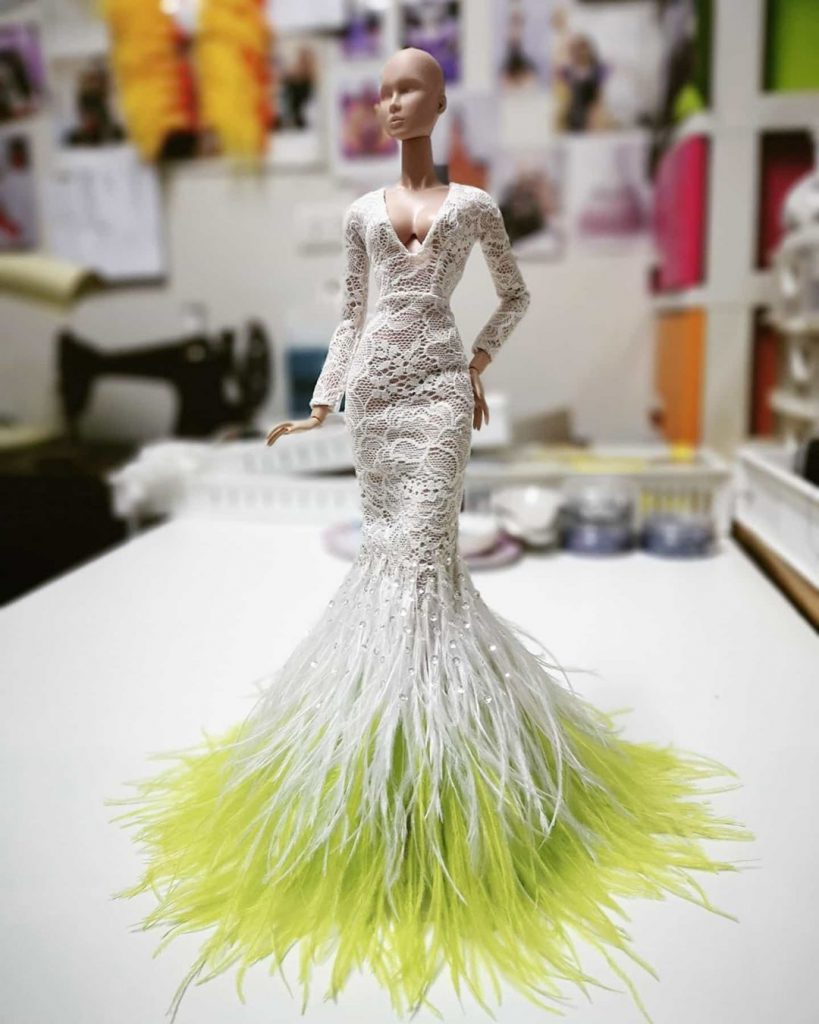 Stunning Dresses For Life-Like Dolls by Grace Panisara