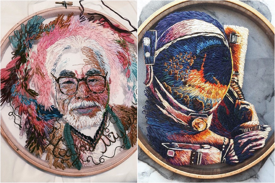 #8 | Gorgeous Embroidery On Tulle By A Russian Artist | Zestradar