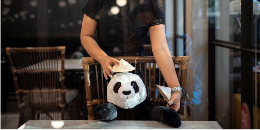 #12 | Restaurant in Thailand Brings Pandas to the Table to Promote Social Distancing | Zestradar