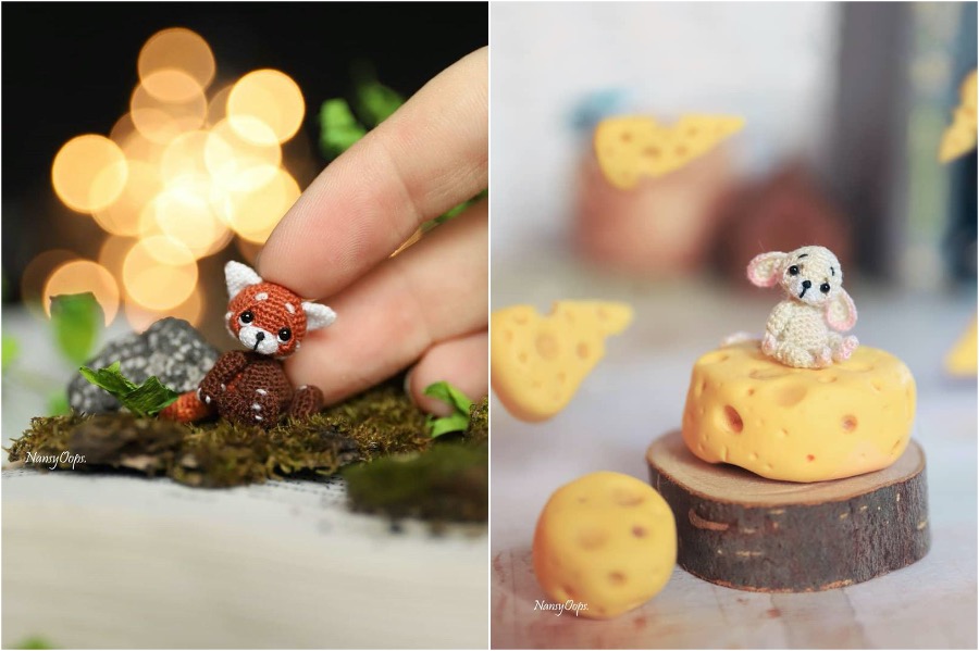 #9 | Russian Artist Creates Adorable Tiny Amigurumi Stuffed Creatures | Zestradar
