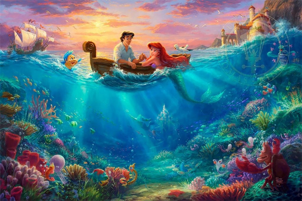 Thomas Kinkade Makes Amazing Disney Paintings