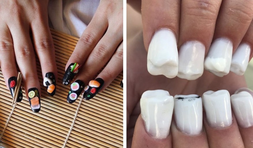 The Craziest Nail Art Trends | Zestradar