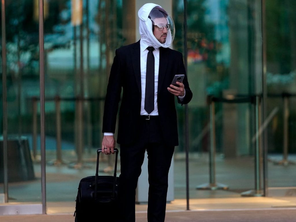 A New Designer Space Helmet Is Here to Protect You From the Coronavirus for Just $199