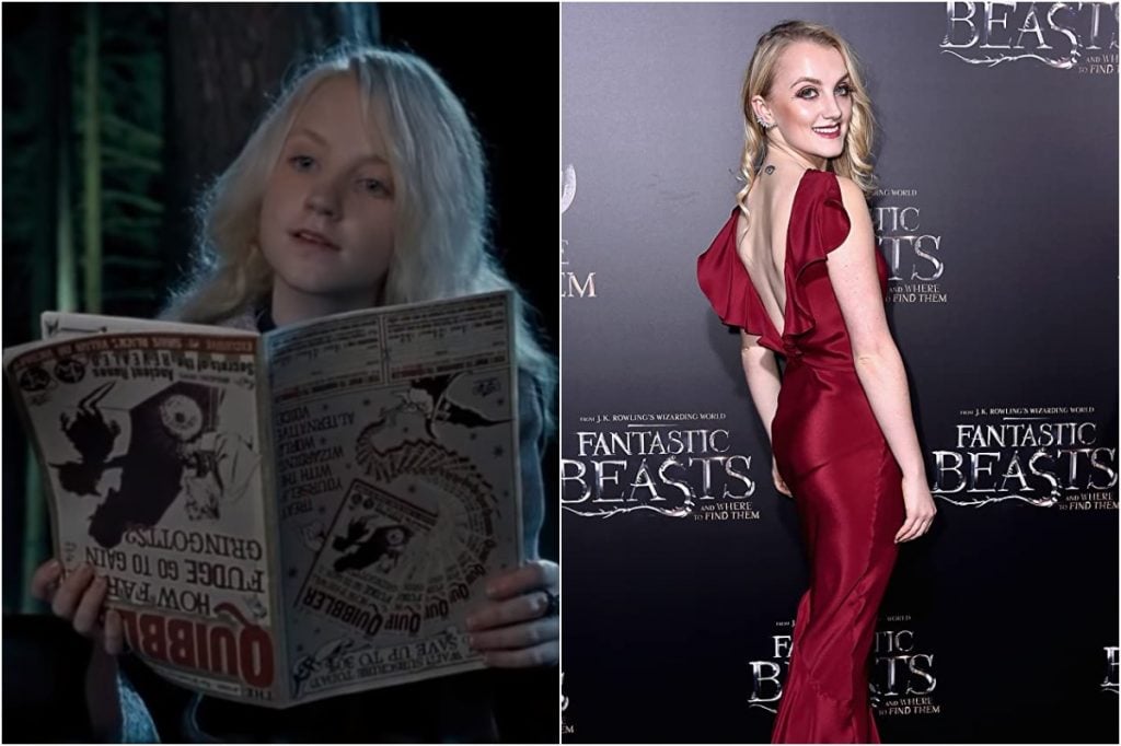 Evanna Lynch as Luna Lovegood | The Cast of Harry Potter: Then and Now | Zestradar