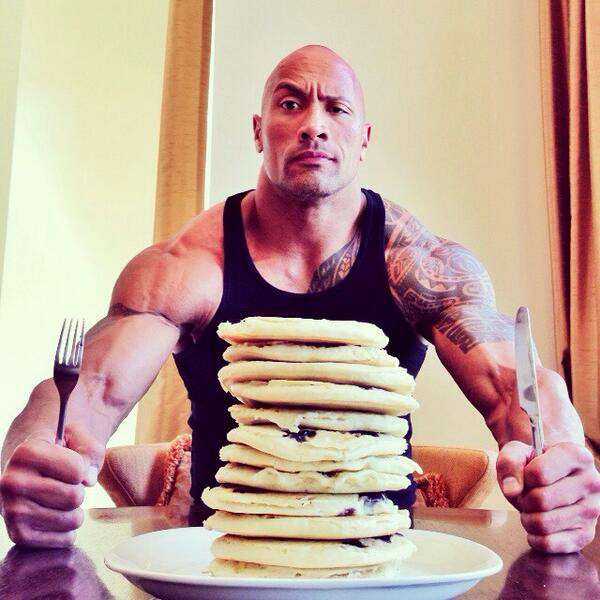 Pancakes | The Rock’s Best Cheat Meals | Zestradar