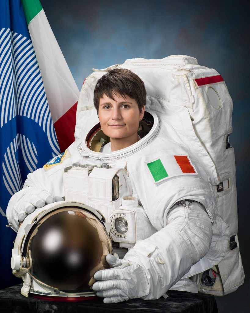 Samantha Cristoforetti, die erste europäische Kommandantin der Raumstation