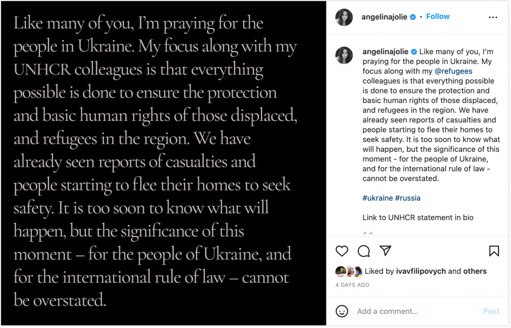 Celebrities Who Are Supporting Ukraine Not Just With Thoughts And Prayers