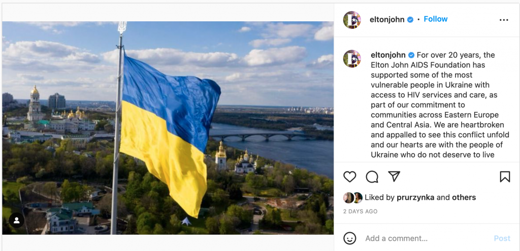 Celebrities Who Are Supporting Ukraine Not Just With Thoughts And Prayers