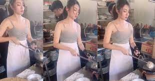 ‘นางฟ้าข้าวผัด’ แม่ค้าแสนสวยดีกรีนางแบบ ขายดีจนต้องไล่ลูกค้า เพราะรับไม่ไหว