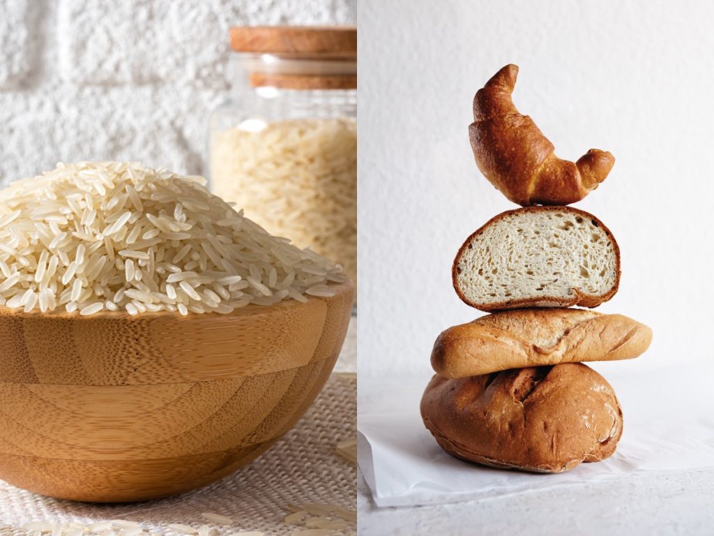 ¿Qué engorda más: el pan o el arroz?