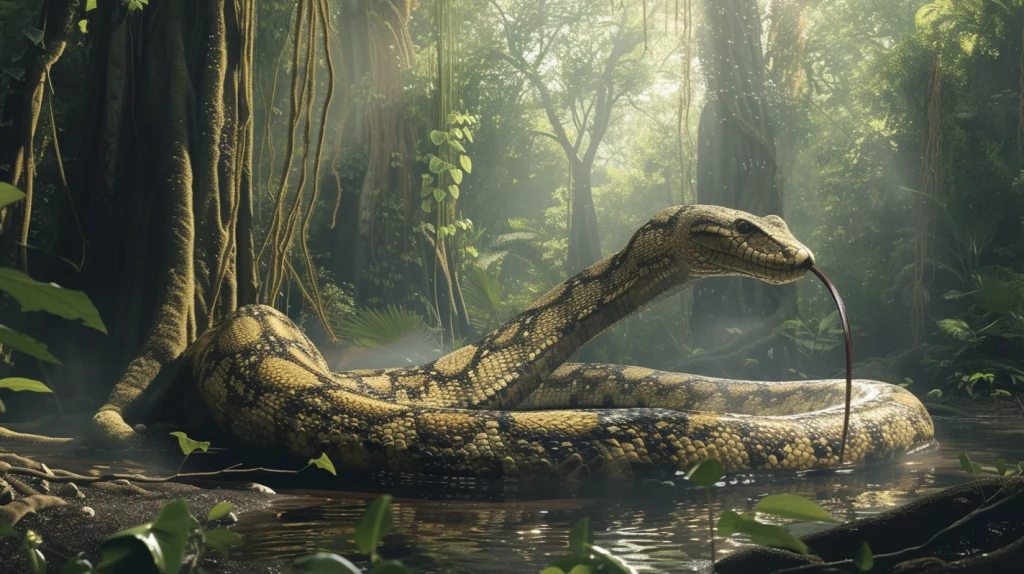 Anakonda versus Titanoboa? Pro kterého z nich je i velký krokodýl „pouhá“ svačinka?