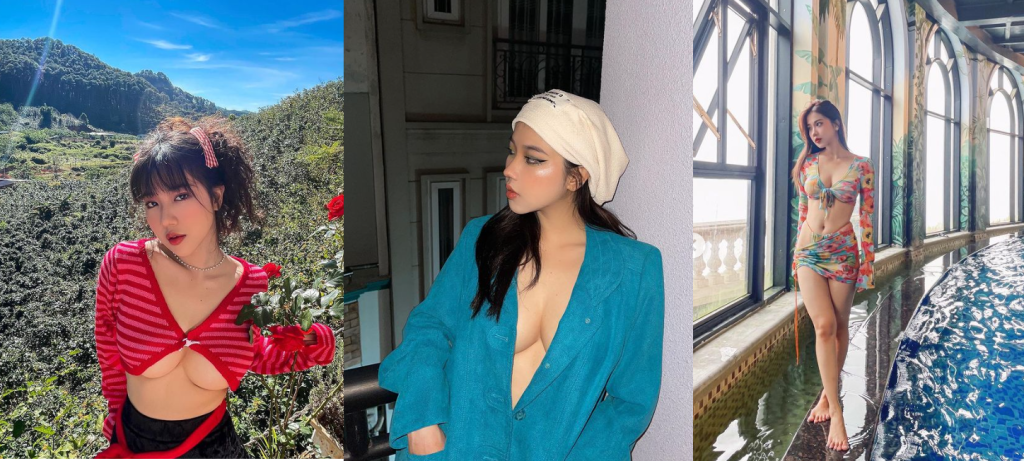 Những màn “khoe” vòng một của hotgirl Việt
